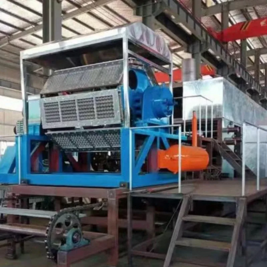 Small Business Waste Paper Recycling Carton Box Egg Tray Making Machine High Output  Paper Egg Tray Making Machine for Sale