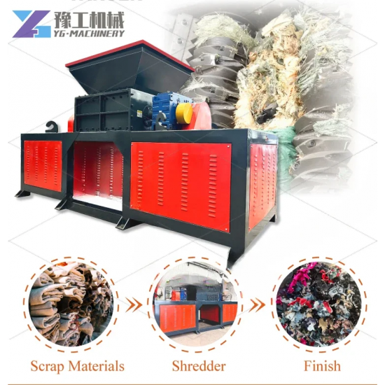 YG Cloth Fabric Textile Shredder Machines Clothes Shredder Machine Textile Recycling Machine