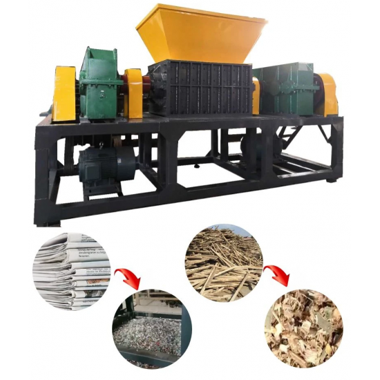 Metal Shredder Machine Plastic Shredder Crusher Waste Metal Shredder For Recycling Equipment Supplier Use