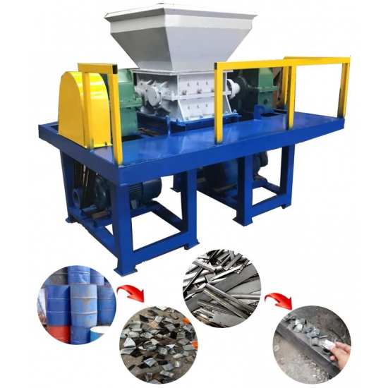 Metal Shredder Machine Plastic Shredder Crusher Waste Metal Shredder For Recycling Equipment Supplier Use