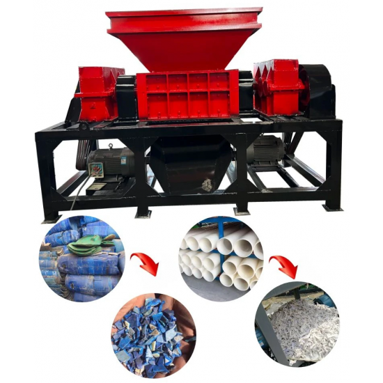 Metal Shredder Machine Plastic Shredder Crusher Waste Metal Shredder For Recycling Equipment Supplier Use