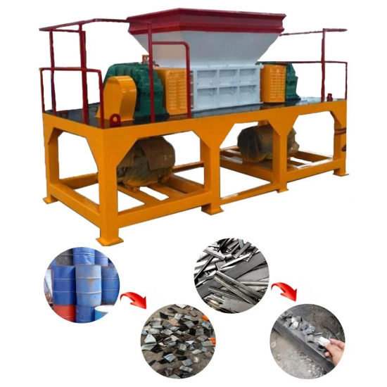 Metal Shredder Machine Plastic Shredder Crusher Waste Metal Shredder For Recycling Equipment Supplier Use