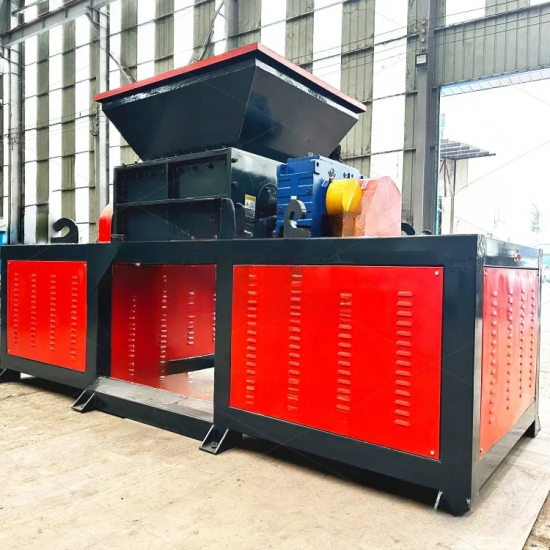 YG Textile Clothes Nylon Plastic Double Hob Roller Shredder Machine for Recycling