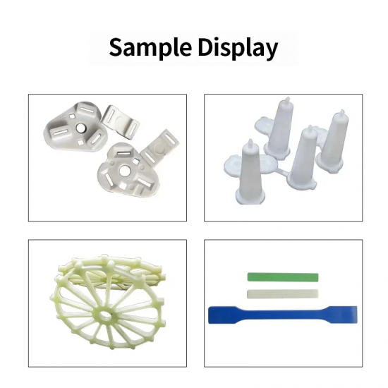 220V/110V 16T Horizontal Hydraulic Injection Molding Machine Plastic USB Head Molding Machine for Small Business And Home Use