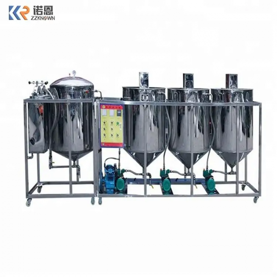 Edible Canola Mustard Oil Refining Equipment Refinery Machine Palm Kernel Refinery Equipment Crude Palm Oil Refining Machine