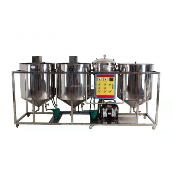 -Copra Crude Oil Refining Deodorization Machine / Crude Palm Coconut Oil Refinery Plant